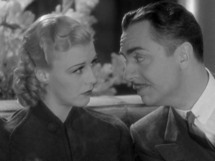 William Powell and Ginger Rogers in Star of Midnight (1935)