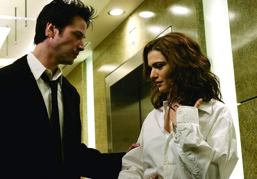 Keanu Reeves and Rachel Weisz in Constantine (2005)