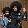 John David Washington and Laura Harrier in BlacKkKlansman (2018)