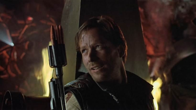 Peter Strauss in Spacehunter: Adventures in the Forbidden Zone (1983)