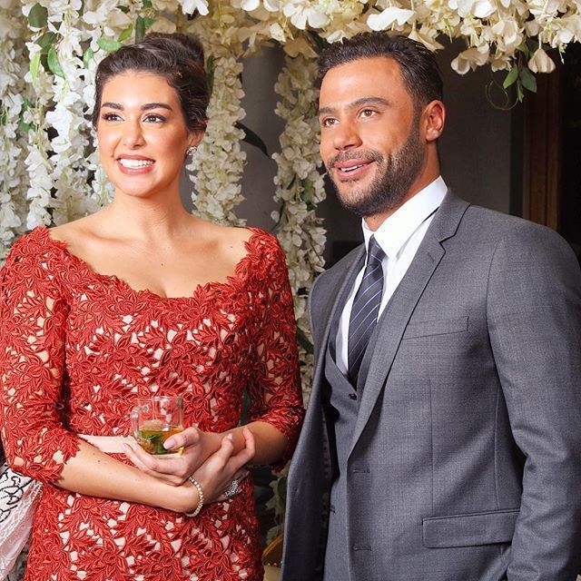 Mohamed Emam and Yasmine Sabri in Lailat Hana wa Suroor (2018)