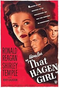 Shirley Temple, Ronald Reagan, and Rory Calhoun in That Hagen Girl (1947)