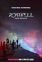 Nathan Parsons, Amber Midthunder, Michael Trevino, Heather Hemmens, Tyler Blackburn, Jeanine Mason, Michael Vlamis, and Lily Cowles in Roswell, New Mexico (2019)