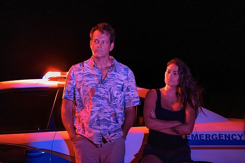 Vince Vaughn and Natalie Martinez in Bad Monkey (2024)