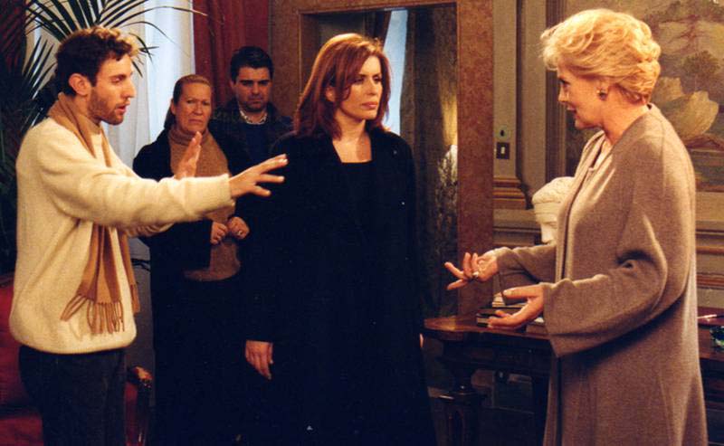 Virna Lisi, Caterina Vertova, and Luigi Parisi in Spider's Game (2001)