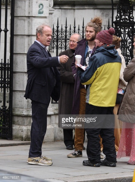 Gabriel Freilich on set shooting 'Braking the Bank'