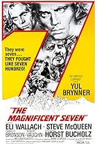 Steve McQueen, Yul Brynner, and Eli Wallach in The Magnificent Seven (1960)