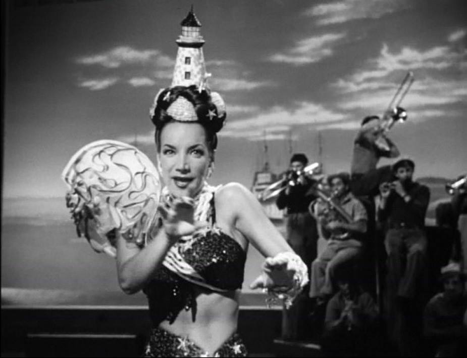 Carmen Miranda and Bando da Lua in Doll Face (1945)