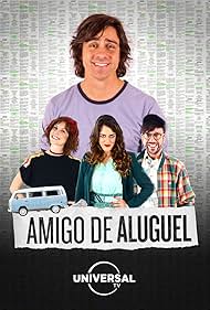 Thiago Campos Amaral, Luciana Paes, Christiana Ubach, and Felipe Abib in Amigo de Aluguel (2018)