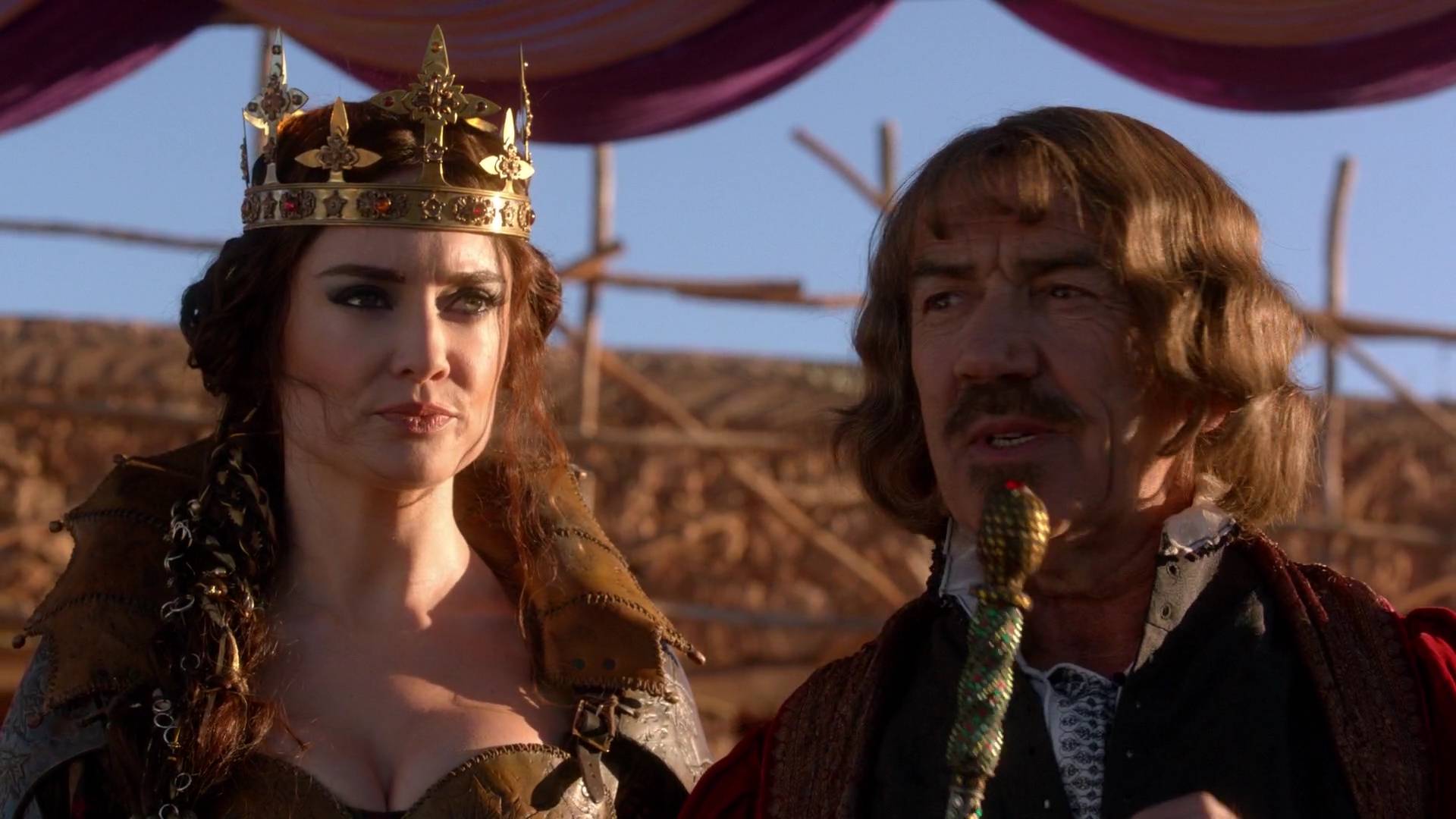 Robert Lindsay and Mallory Jansen in Galavant (2015)