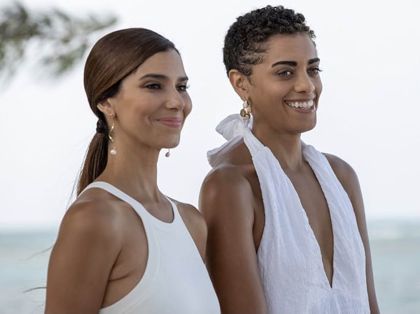 Roselyn Sanchez and Kiara Barnes in Fantasy Island (2021)