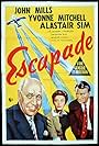 John Mills, Yvonne Mitchell, and Alastair Sim in Escapade (1955)