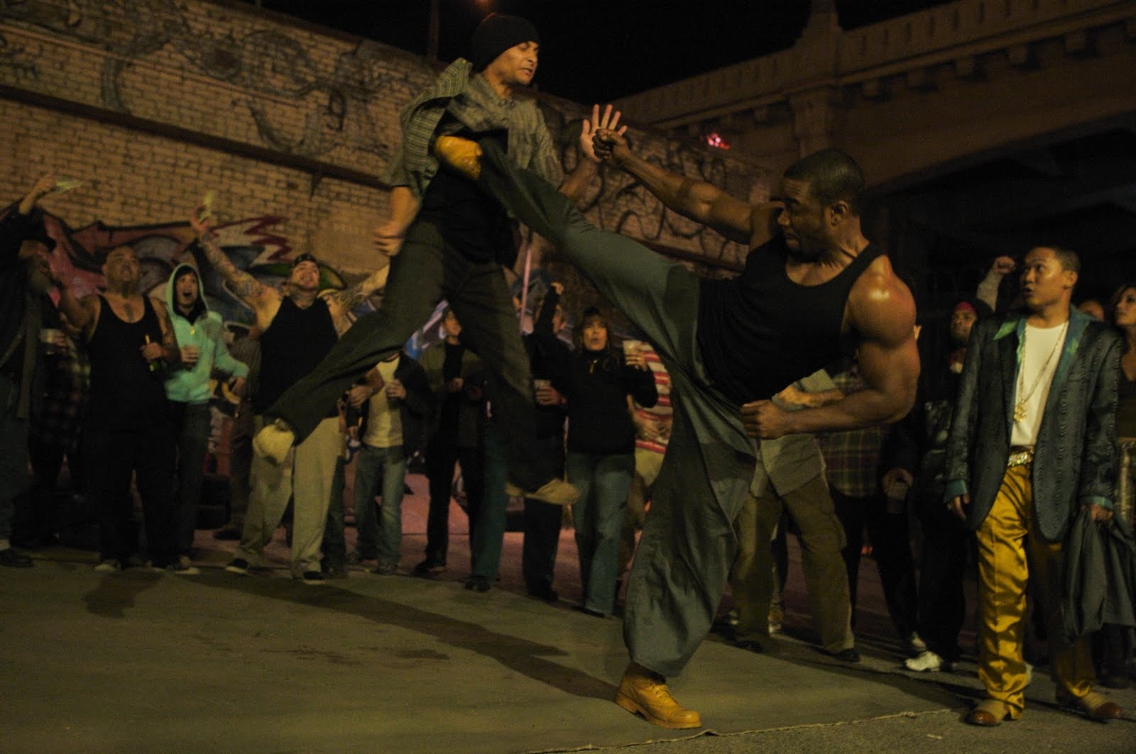 Dante Basco and Michael Jai White in Blood and Bone (2009)