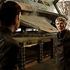 Leonard Nimoy and Zachary Quinto in Star Trek (2009)