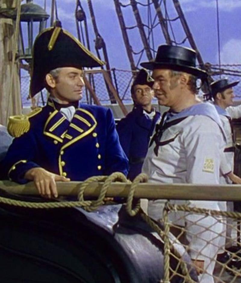 Jeff Chandler and George Mathews in Yankee Buccaneer (1952)