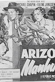 James Bell, Michael Chapin, and Eilene Janssen in Arizona Manhunt (1951)