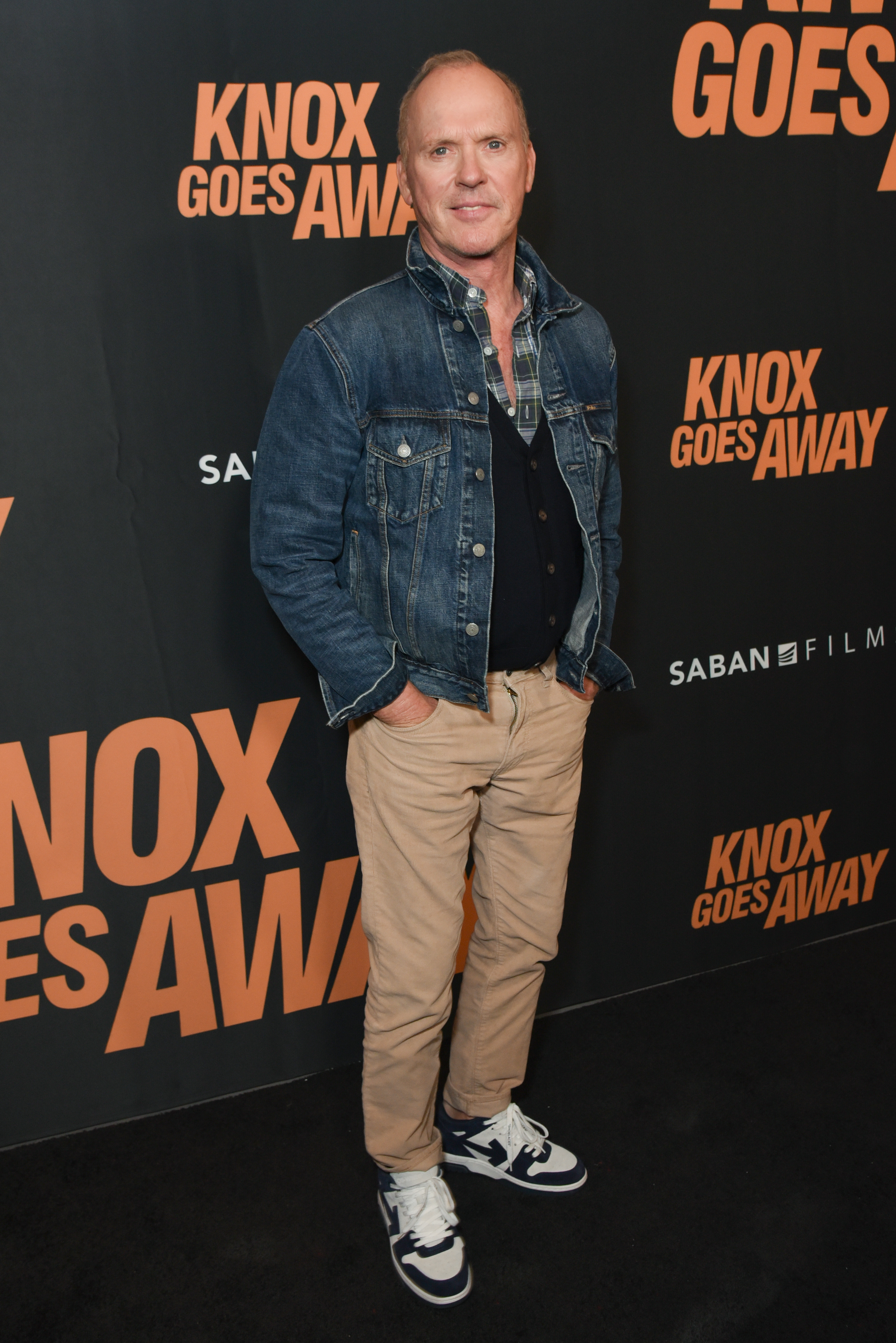 Michael Keaton at an event for Knox Goes Away (2023)