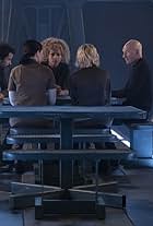 Patrick Stewart, Michelle Hurd, Alison Pill, Santiago Cabrera, and Isa Briones in Star Trek: Picard (2020)