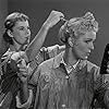 Bibi Andersson and Eva Dahlbeck in Nära livet (1958)