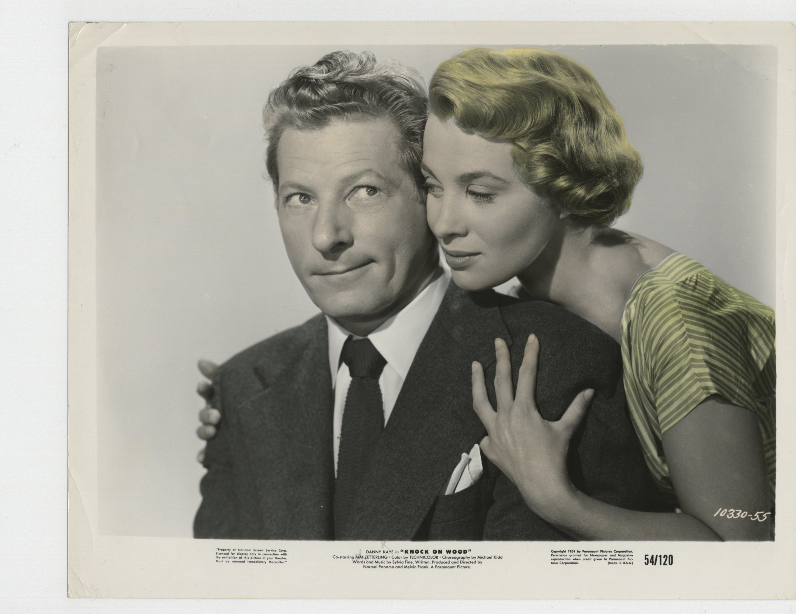 Danny Kaye and Mai Zetterling in Knock on Wood (1954)