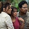 Eva Longoria, Michael Peña, and Isabela Merced in Dora and the Lost City of Gold (2019)