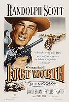 Randolph Scott and Phyllis Thaxter in Fort Worth (1951)