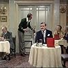 John Cleese, Ballard Berkeley, Bernard Cribbins, Gilly Flower, and Renee Roberts in Fawlty Towers (1975)