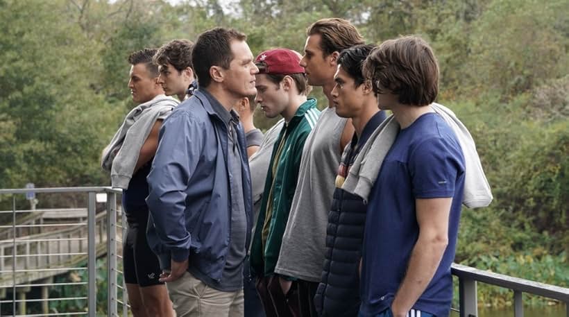 Michael Shannon and Andrew Creer in Heart of Champions (2021)