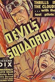 Richard Dix and Karen Morley in Devil's Squadron (1936)