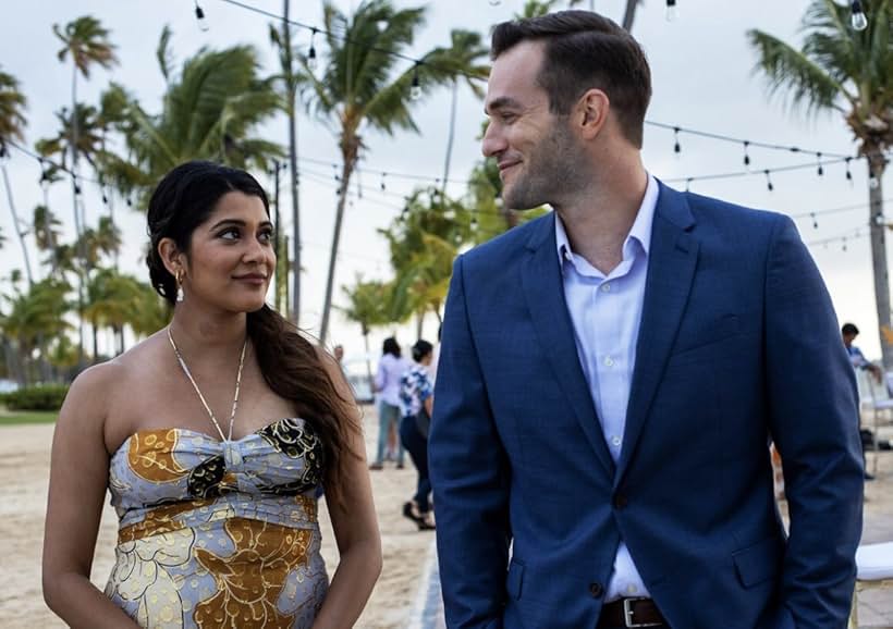 Andy Favreau and Anuja Joshi in Fantasy Island (2021)