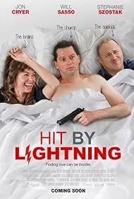 Jon Cryer, Will Sasso, and Stephanie Szostak in Hit by Lightning (2014)