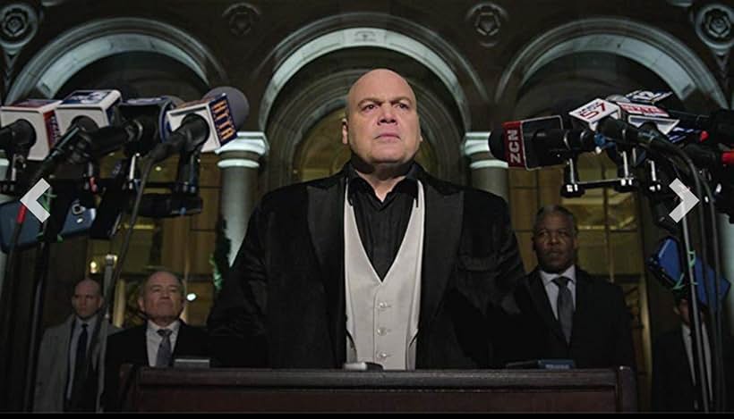 Vincent D'Onofrio and Danny Johnson in Daredevil (2015)