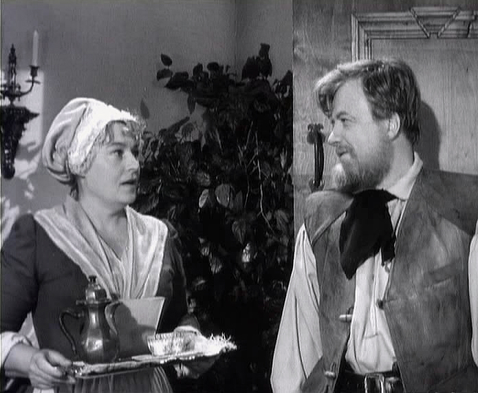 Aleksey Konsovskiy and Nina Zorskaya in Obyknovennoe chudo (1965)