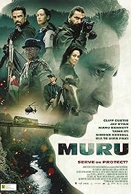 Manu Bennett, Cliff Curtis, Simone Kessell, Tame Iti, Jay Ryan, and Ria Paki in Muru (2022)