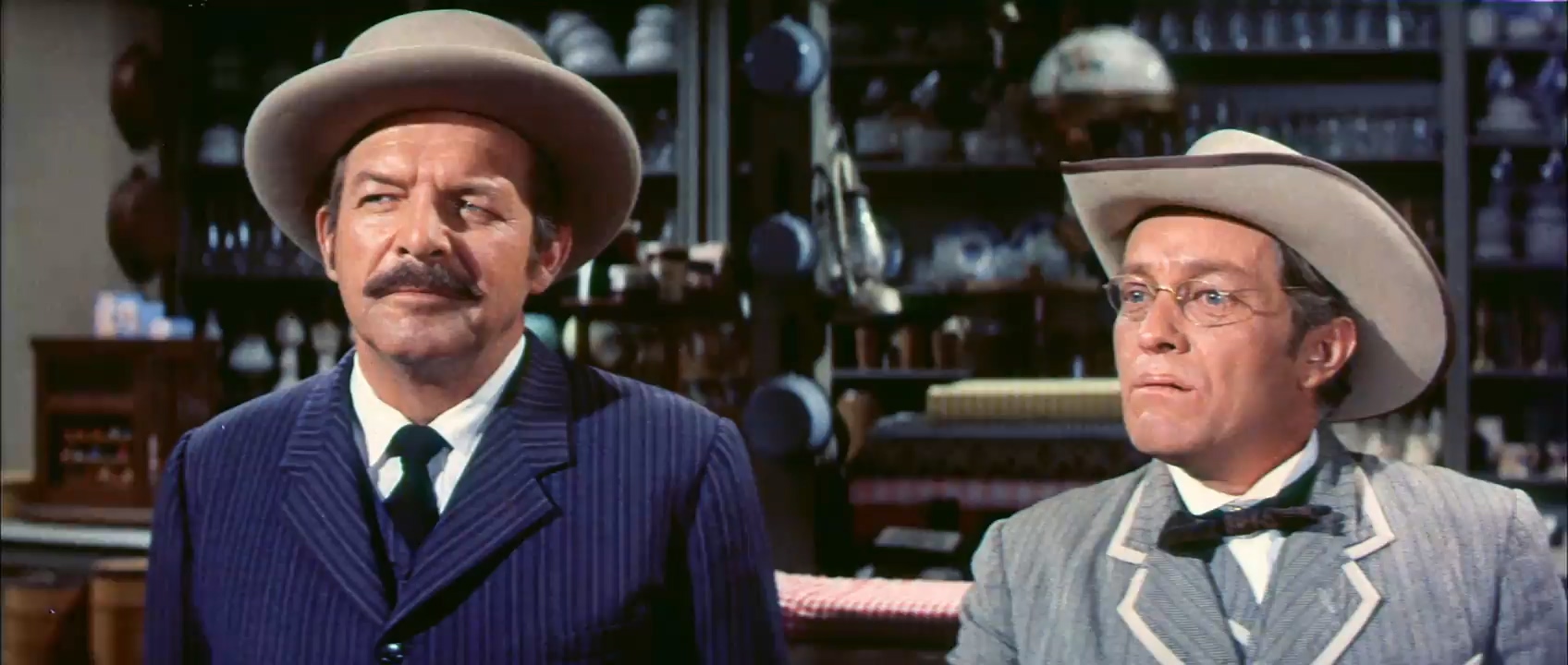 Strother Martin and Gordon Jones in McLintock! (1963)