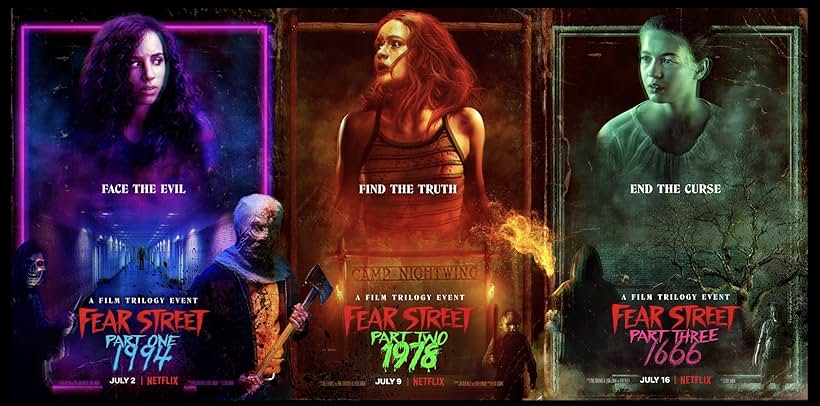 Kiana Madeira, Sadie Sink, and Olivia Scott Welch in Fear Street: Part One - 1994 (2021)