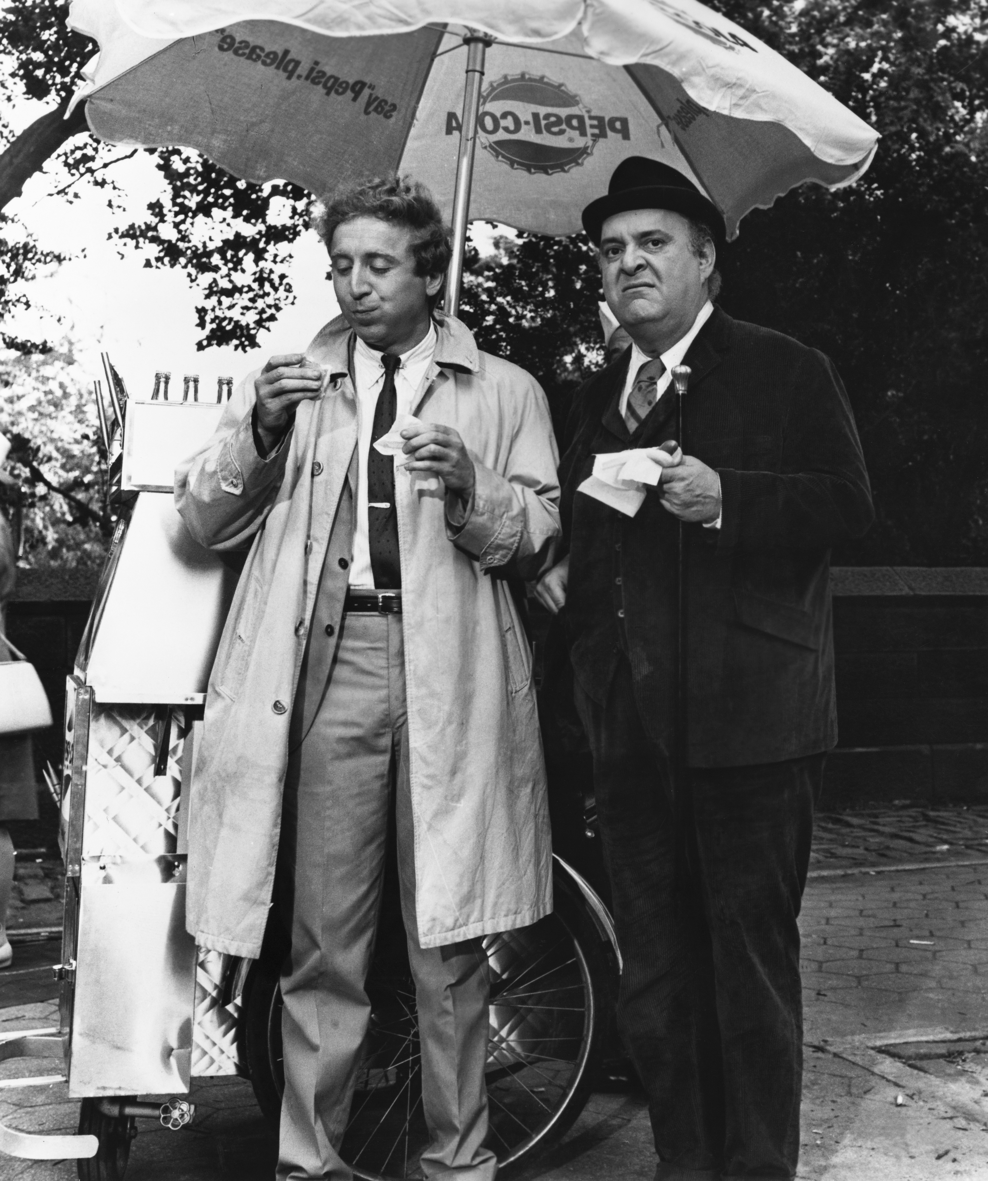 Gene Wilder and Zero Mostel in The Producers (1967)