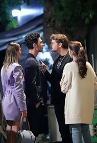 Burak Yörük, Burcu Özberk, Ilhan Sen, and Melisa Döngel in Love, Reason, Get Even (2021)