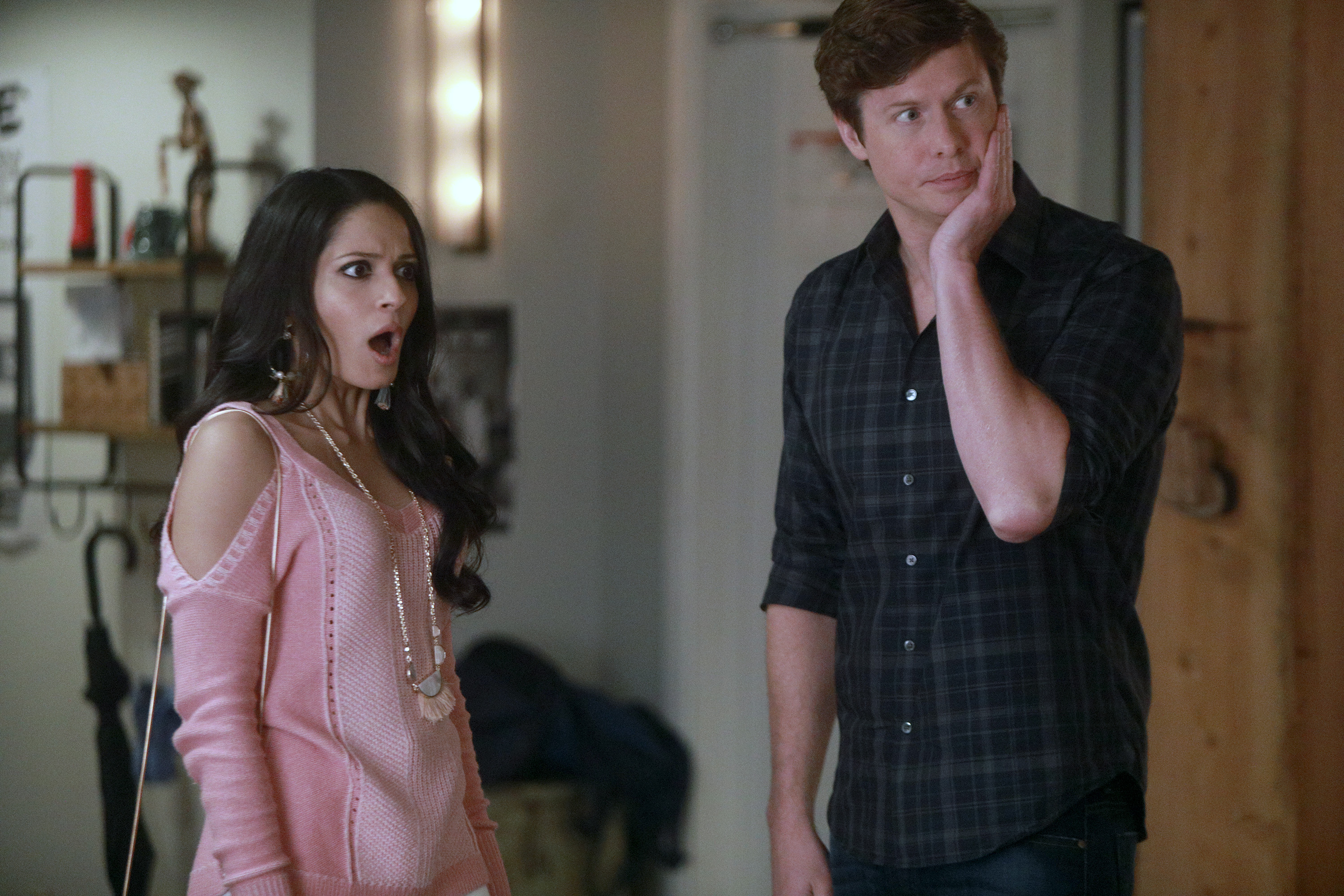 Anders Holm and Mouzam Makkar in Champions (2018)