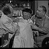 Moe Howard, Larry Fine, and Joe DeRita in The Three Stooges Meet Hercules (1962)