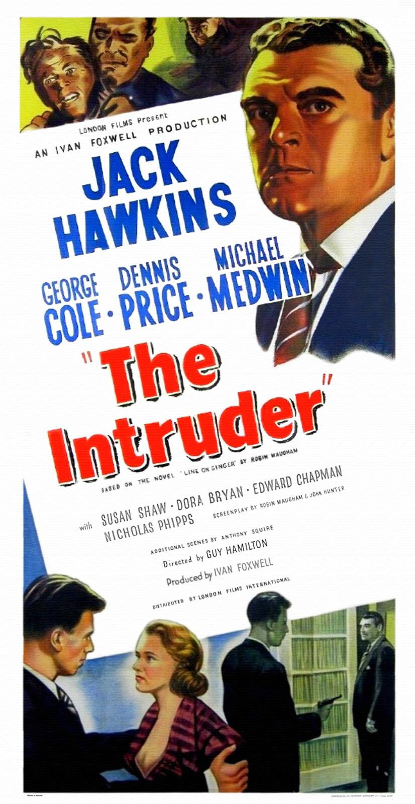 Jack Hawkins and Michael Medwin in The Intruder (1953)