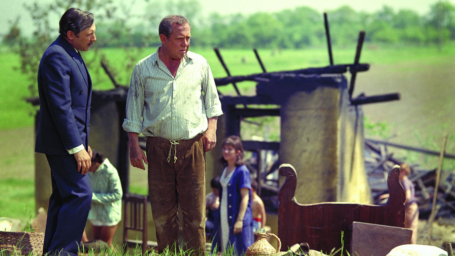 Ferenc Kállai, Lili Monori, and Lajos Öze in The Witness (1969)