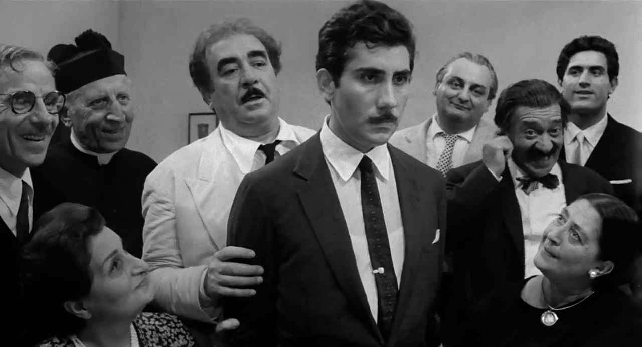 Lola Braccini, Lando Buzzanca, Gustavo D'Arpe, Rocco D'Assunta, Salvatore Fazio, Lina Lagalla, Aldo Puglisi, Umberto Spadaro, and Saro Urzì in Seduced and Abandoned (1964)