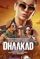 Divya Dutta, Arjun Rampal, and Kangana Ranaut in Dhaakad (2022)