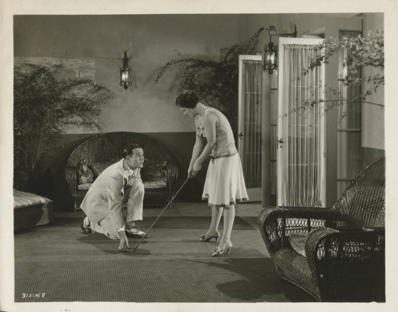 Joan Crawford and William Haines in Spring Fever (1927)