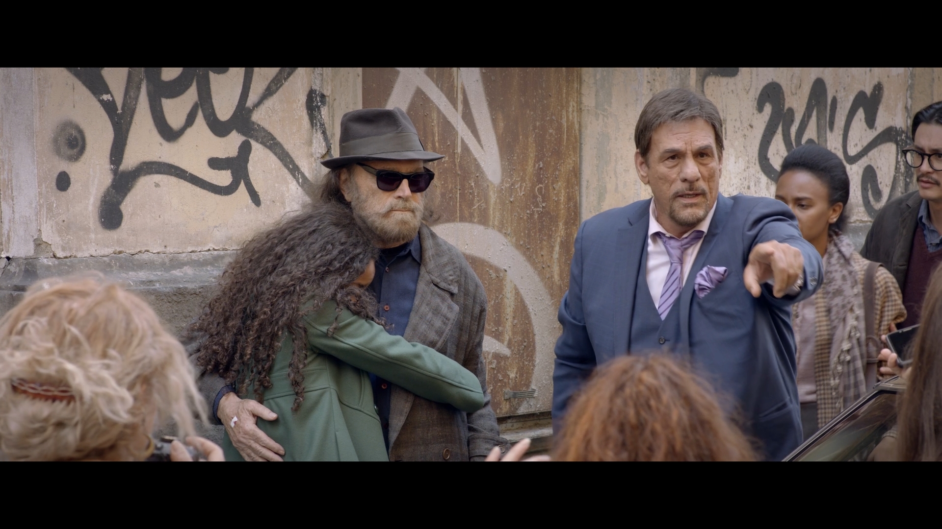 Robert Davi and Franco Nero in The Man Who Drew God (2022)