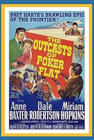 Anne Baxter, Barbara Bates, Cameron Mitchell, and Dale Robertson in The Outcasts of Poker Flat (1952)