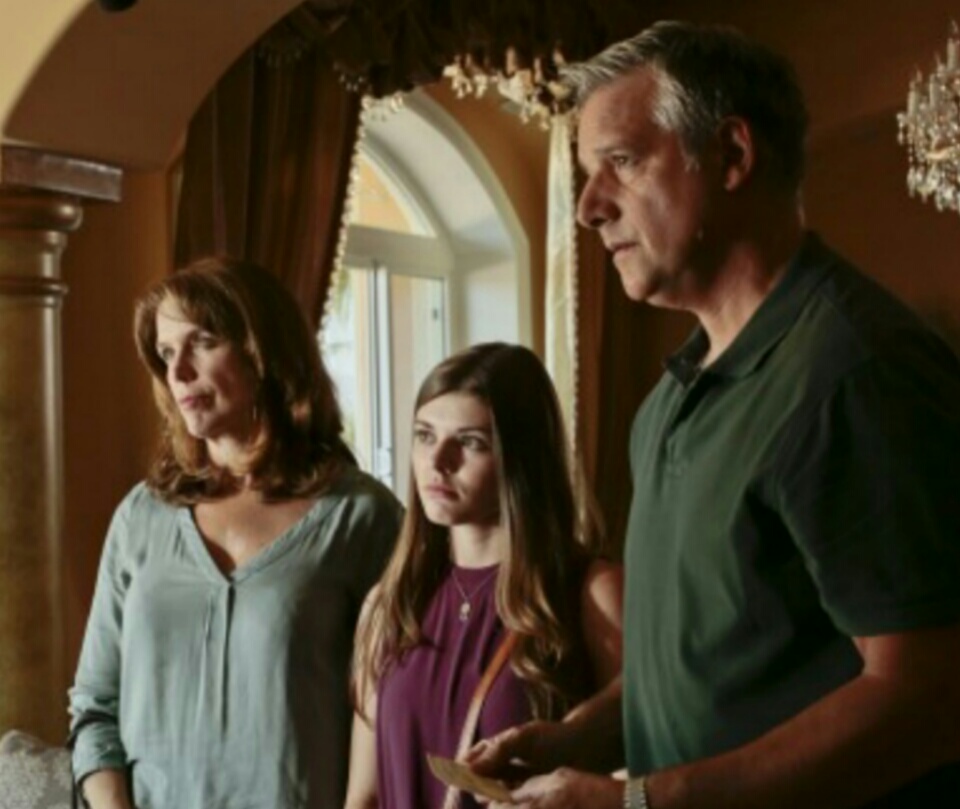 Megan Gallagher, David Starzyk, and Morgan Obenreder in Double Mommy (2016)