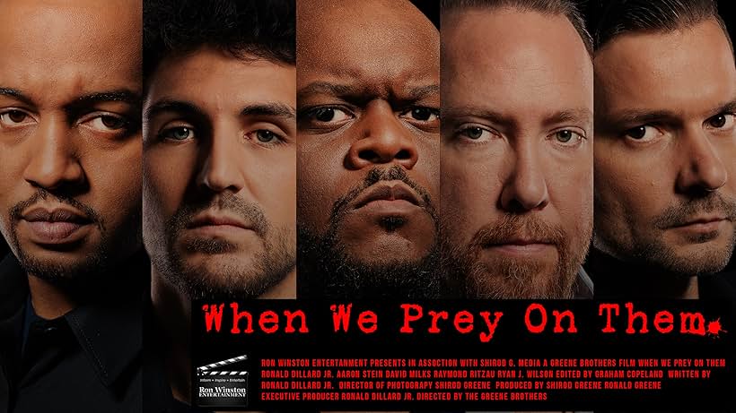 Raymond Ritzau, David Milks, Ryan J. Wilson, Aaron Stein, and Ronald Dillard Jr. in When We Prey on Them (2021)