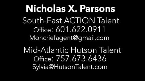 Nicholas X. Parsons Speed Reel 2021 : FOR PROMOTIONAL PURPOSES ONLY